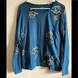 Loft long sleeve blue- teal Long sleeve shirt